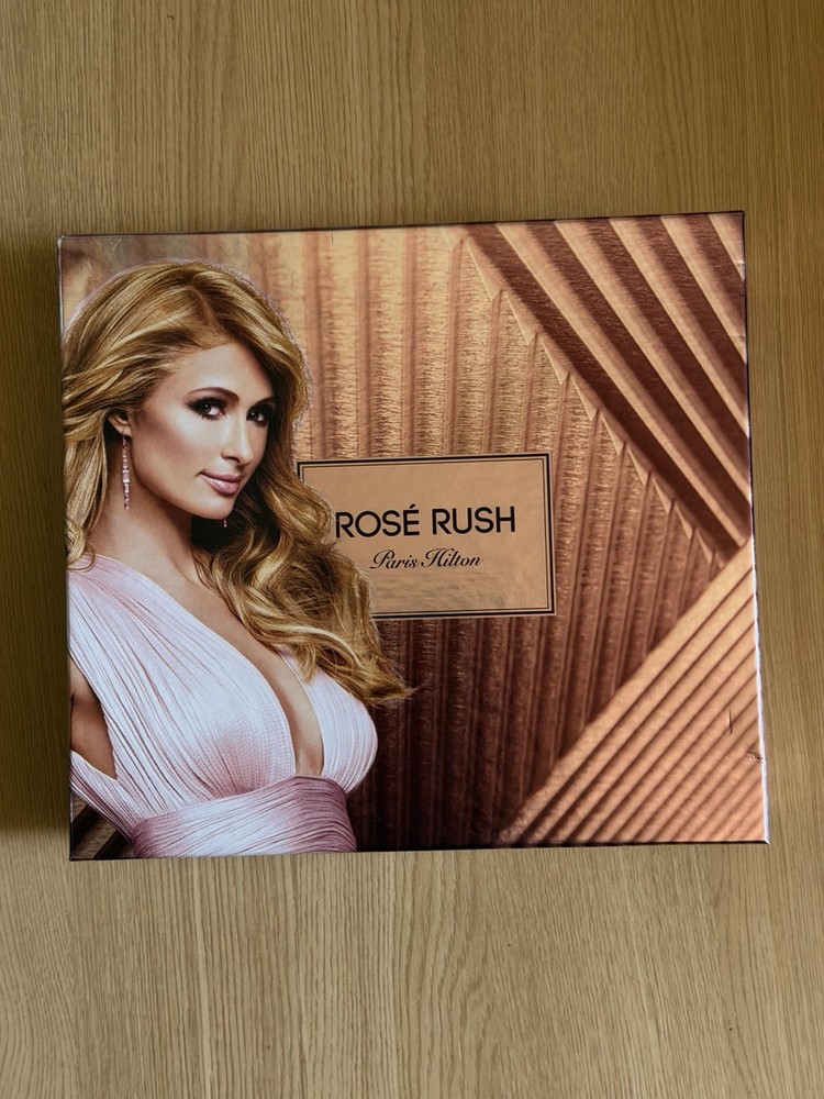 Paris Hilton Rosé Rush 3.4fl oz Spray Gift Set w/ Lotion, Shower Gel & Travel