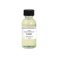 Pistachio Dream Gelato (Unisex) Body Oil 1 oz Fragrance All Natural Scent