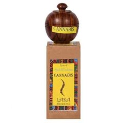 Lasa Aromatics Cannabis Natural Solid Perfume Wood Jar Long Lasting Fragrance 6g