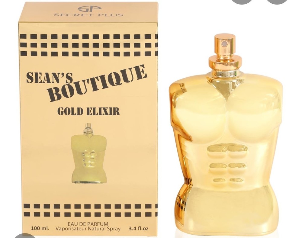 Sean’s Boutique gold elixir secret plus – 3.4 oz / 100 ml Men – New Sealed Box