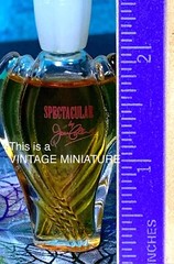 VINTAGE Joan Collins Spectacular Perfume EDP 0.17oz/5ml MINIATURE Splash NWOB