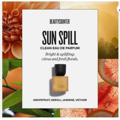 Beautycounter Sun Spill Eau de Parfum 50ml NIB Clean Luxury Fragrance Perfume