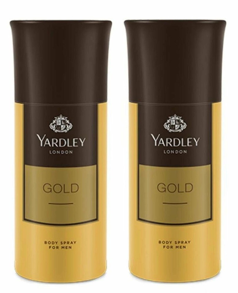 Yardley London Gold Deodorant For Men 150-ML (Pack of 2) Free Shipping l993