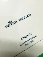 New Sealed Box Pitter Millar Crown Scented Candle 8oz/227gr