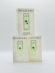 3X Eau Parfumee au The Vert Bvlgari perfume cologne 1.5ml CARDED Spray SAMPLE