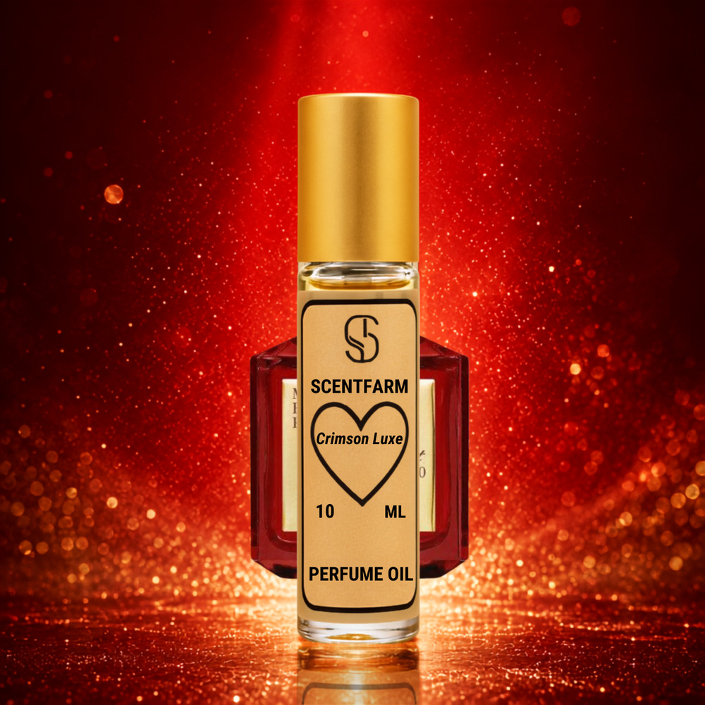 SCENTFARM Crimson Luxe Perfume Oil Long-Lasting Concentrated Roll-On Fragrance,