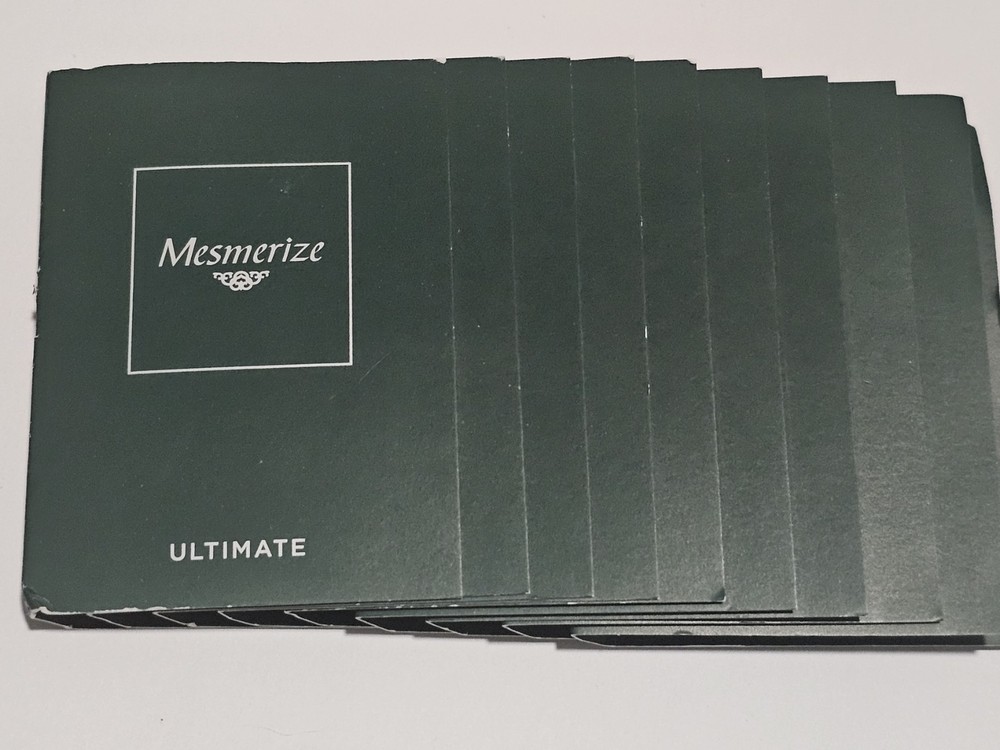 Avon Lot of 9 Mesmerize Ultimate Mens Cologne Samples ..new sealed. Free Ship