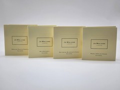 4 Jo Malone English Pear Freesia/Peony Blush/Wild Bluebell/Nectarine Samples