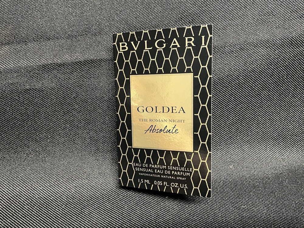 Bvlgari “Goldea The Roman Night Absolute Womens Sample 0.05 oz Spray Parfum, New