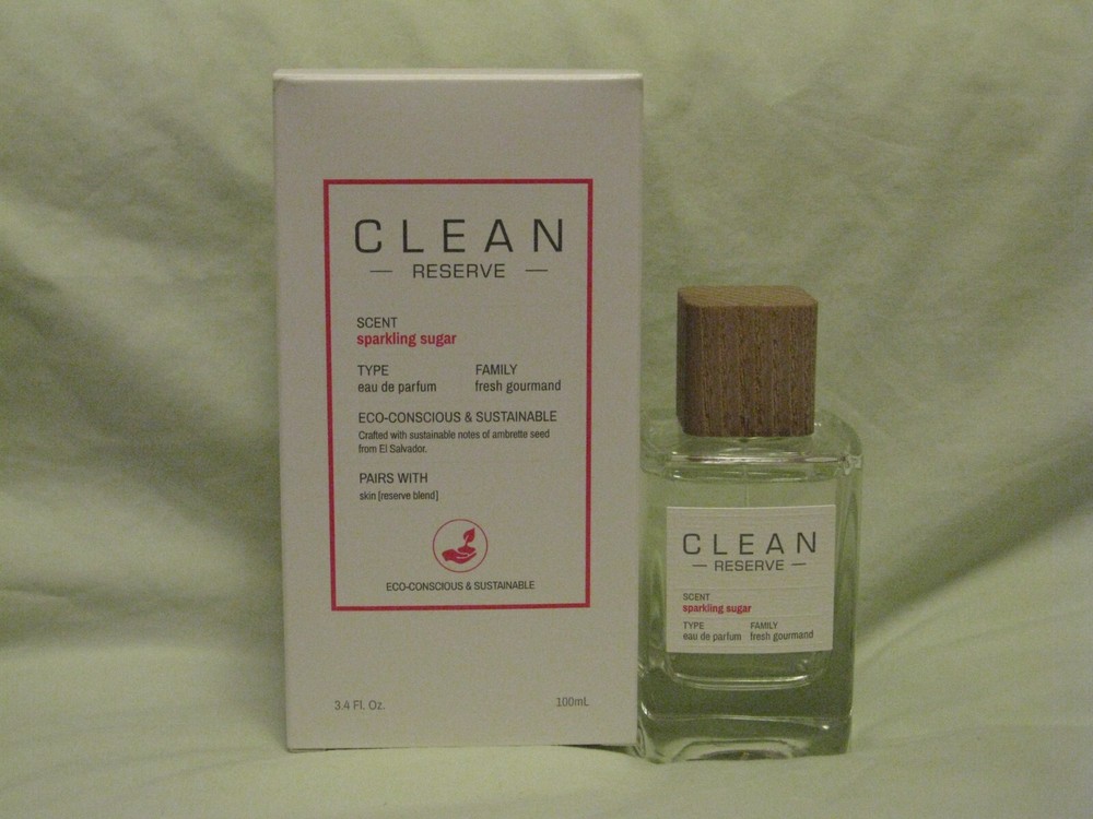 CLEAN Reserve Blend ‘Sparkling Sugar’ EDP Perfume 3.4oz 100ml Full Sz NIB