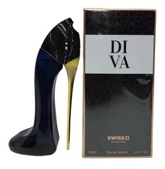 Diva Red & Diva Spray Perfume Set, 100 ml / 3.4 fl oz Each | Long-Lasting Fragra