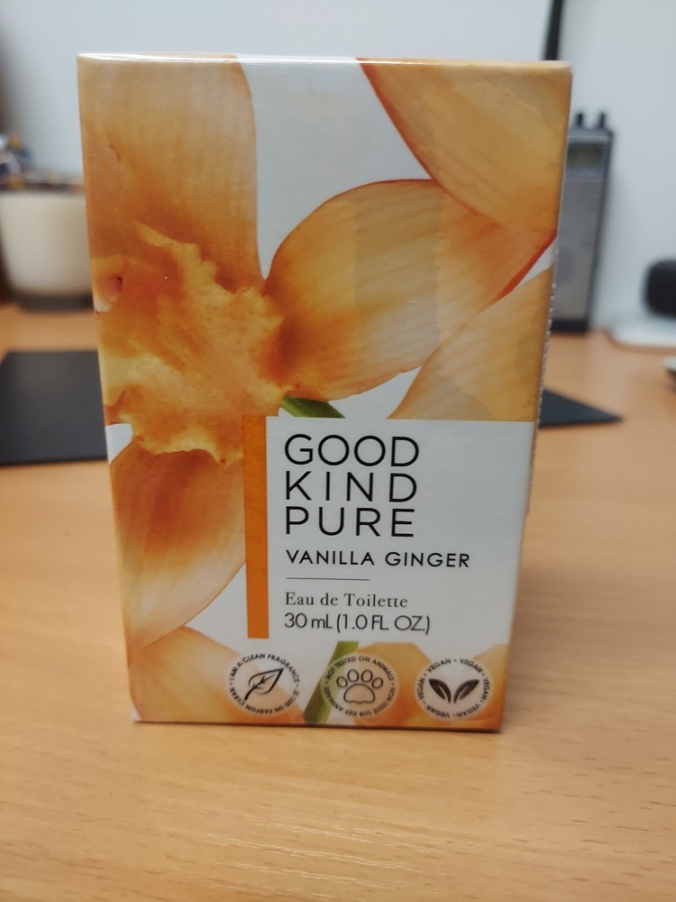 New Good Kind Pure, Vanilla Ginger Eau de Toilette Perfume for Women, 1.0 Fl Oz