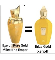 Emper Exelof Pure Gold Eau De Parfum Aquatic Fresh Fruity Woody For Unisex 85 ML