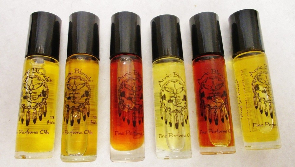 5x New Auric Blends Forbidden Desire Fine Perfume Oil 1/3 oz Roll-on