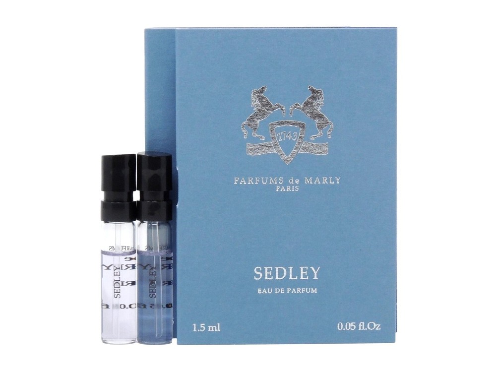 PDM PARFUMS DE MARLY SEDLEY EDP 1.5ml .05fl oz x 2 COLOGNE PERFUME SAMPLES