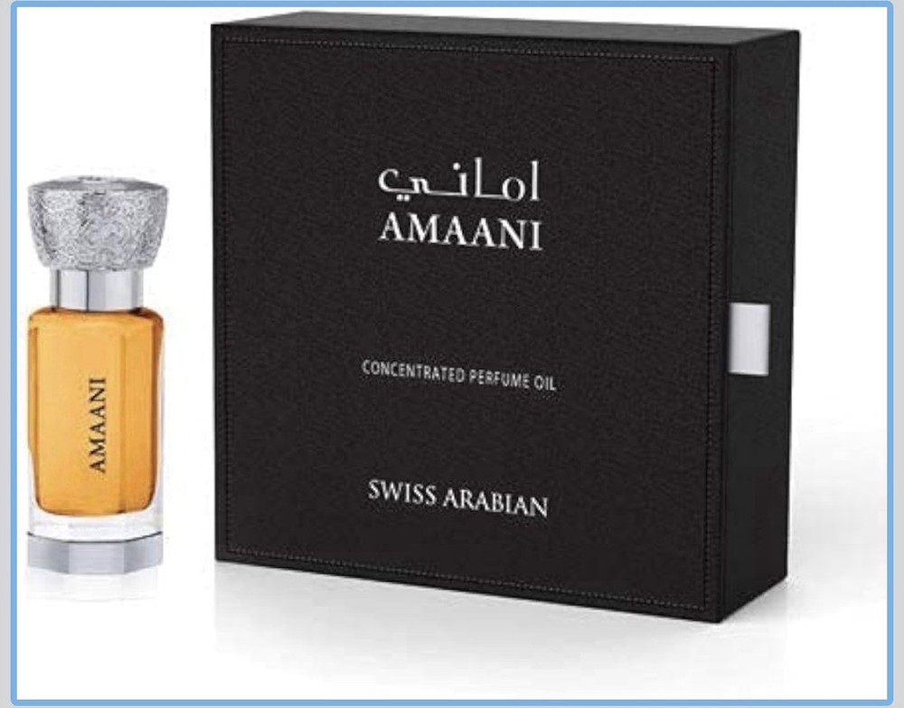 Swiss Arabian Amaani by Swiss Arabian Perfume Oil (Unisex) .40 oz for Men