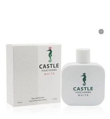Castle Pour Homme White Eau De Parfum EDP 100ml 3.4oz Men’s Fresh Woody Long Las