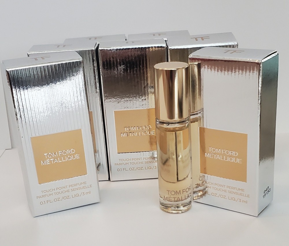 METALLIQUE Touch Point Perfume by Tom Ford 0.1oz Splash~Lot of 7~New open boxes~