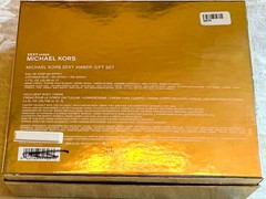 ⭐ Michael Kors Sexy Amber Box Gift Set Perfume 1.7oz EDP & Body Creme 3.4oz New⭐