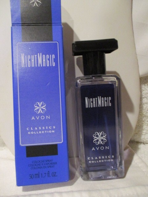 AVON Night Magic Cologne Spray 1.7oz Woody Floral-Neroli, Jasmine & Musk