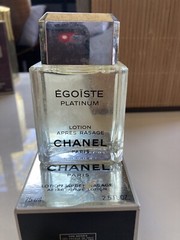 Chanel Egoiste Platinum Pour Homme 75 ml / 2.5 oz After Shave Lotion (VINTAGE)