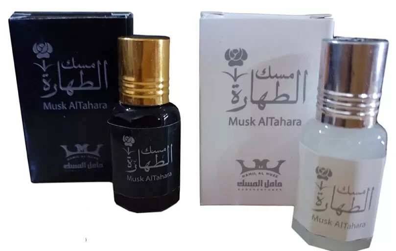 Musk Al Tahara Pure Saudi Thick Perfume Oil Arabic Islamic White & black Musk