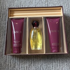 Vtg DESIGN Paul Sebastian Gift Set Women Fine Parfum Spray Lotion Bath Gel RARE