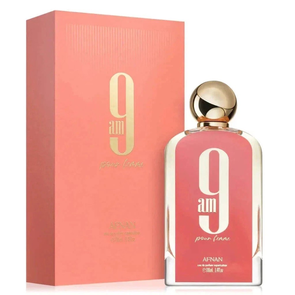 9 AM Pour Femme by Afnan Perfume for Women EDP 3.3 / 3.4 oz – New In SEALED Box