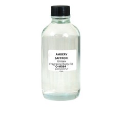 Ambery Saffron (Unisex) Body Oil 4 oz Fragrance All Natural Scent