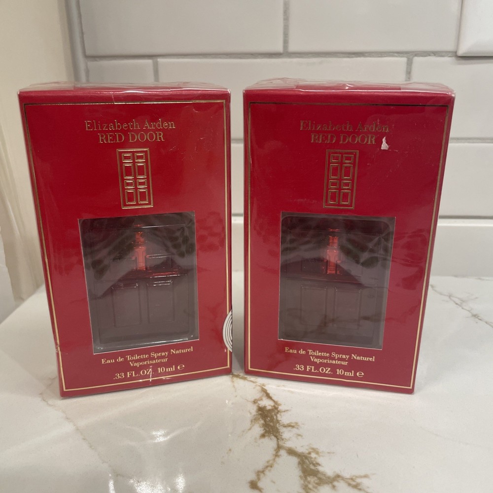 2 x Red Door Elizabeth Arden Eau de Toilette Spray Perfume .33 fl oz/10 ml New