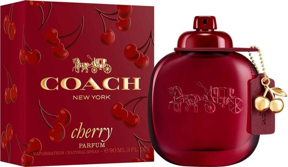 2026-COACH CHERRY-WOMEN-PARFUM-SPRAY-3.0 OZ-90 ML-AUTHENTIC-MADE IN FRANCE