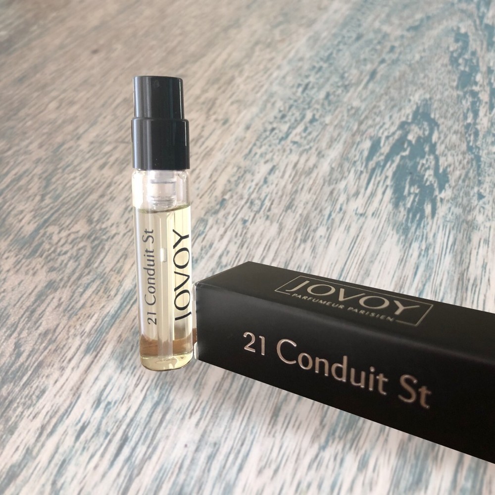 21 Conduit St Jovoy Paris (2ml -Sample) Modern Aromatic, BNIB