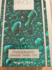 Vintage NEW NOS Fragonard Eau Frivole EDT Splash 420 ml 14.2 oz RARE LARGE SIZE