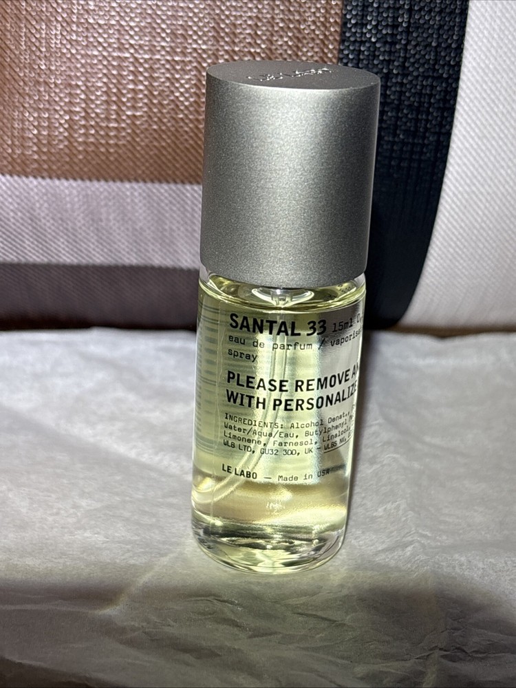 Le Labo Santal 33 Eau De Parfum / EDP Spray – Travel Size 0.5 Oz. / 15mL