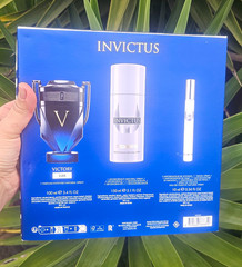 Paco Rabanne Invictus Victory Elixir Gift Set 3.4 fl oz Spray + Deodorant