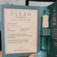 CLEAN Brilliant Peony Eau de Parfum Spray Sample 0.05 fl oz Floral Musk (3)