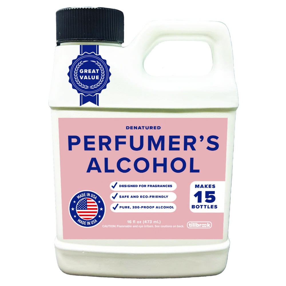 Perfumer’s Alcohol – 16 oz Tillbrook Perfume Grade for Fragrance…