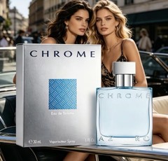 Chrome Eau de Toilette for Men Iconic Fresh Aquatic Mens Cologne