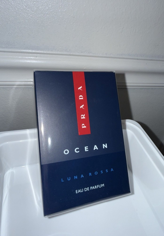Brand new, authentic Prada Luna Rossa Ocean Eau de Parfum in the 1.6 oz