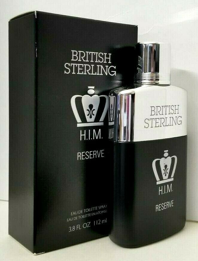 BRITISH STERLING HIM RESERVE eau de toilette 3.8 fl oz Spray for MEN SEALED