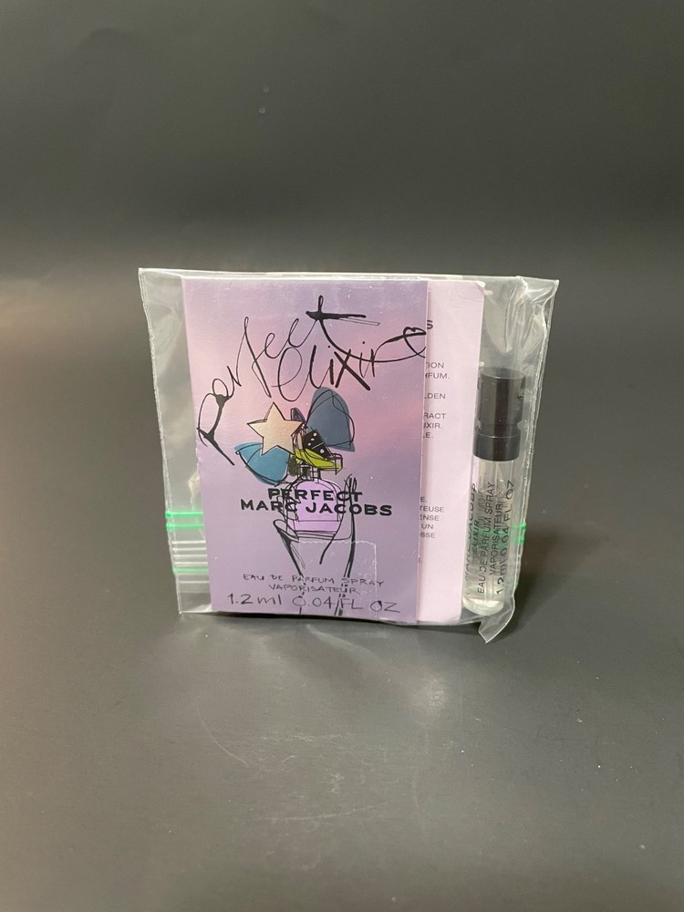 MARC JACOBS “PERFECT : ELIXIR” WOMENS : EAU DE PARFUM SAMPLE NEW Vial