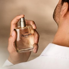 3.4 Fl Oz Pleasures Eau De Toilette for Men – Luxurious Citrus & Fresh Woods