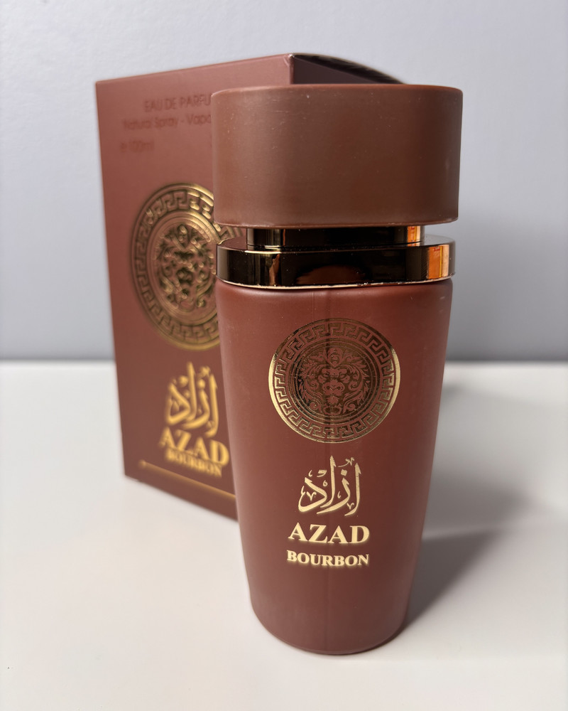 Azad Bourbon Eau de Parfum Unisex Bold Bourbon Vanilla Luxury Fragrance 100ml