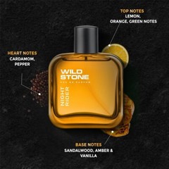 Wild Stone Night Rider Perfume for Men, 100 ML EDP Long Lasting Smell Perfume