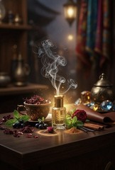 “HIBISCUS” ATTAR PERFUME OIL-LONG LASTING- BOTTLE/CAP DESIGN VARIES-FREE SHIP