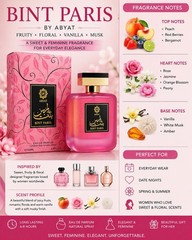 ABYAT Bint Paris Eau de Parfum EDP 100ml 3.4oz For Women New in Box