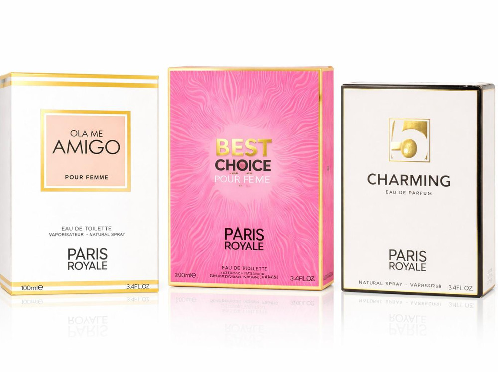 Women’s Perfume Bundle by Paris Royale- 3.4 FL. OZ each