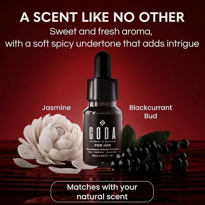 The Sense of Seduction Original Goda For Her Pheromone Perfume 15ml. New!