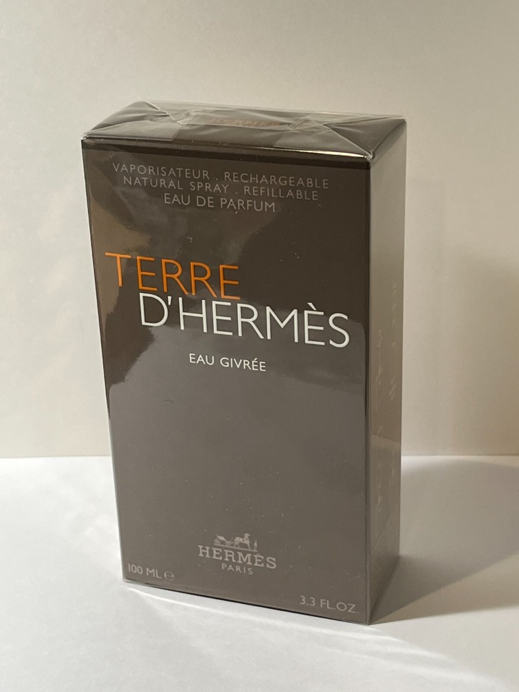 Hermes TERRE D’HERMES Eau GIVREE Eau de PARFUM 3.3fl oz/100ml NIB SEALED