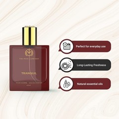 The Man Company Unisex Adult Lemon Tranquil Liquid Perfume For Men EDP 60 ML